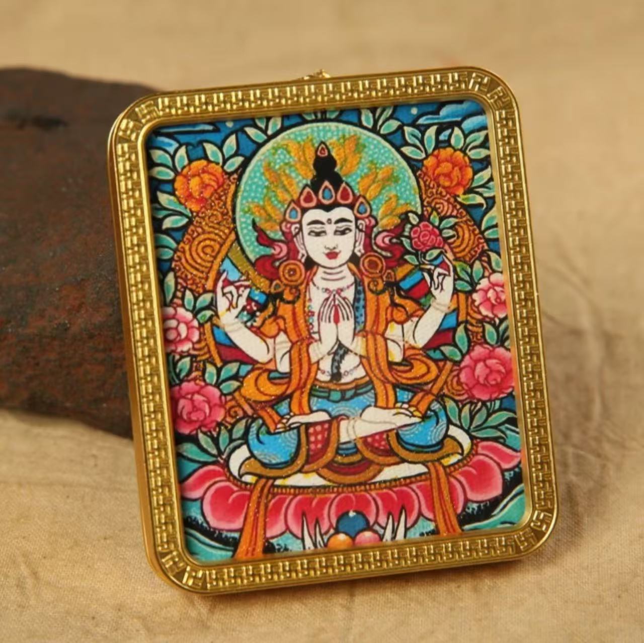 Thousand-Armed Guanyin Thangka - Shaka Chinese Traditional Culture Store