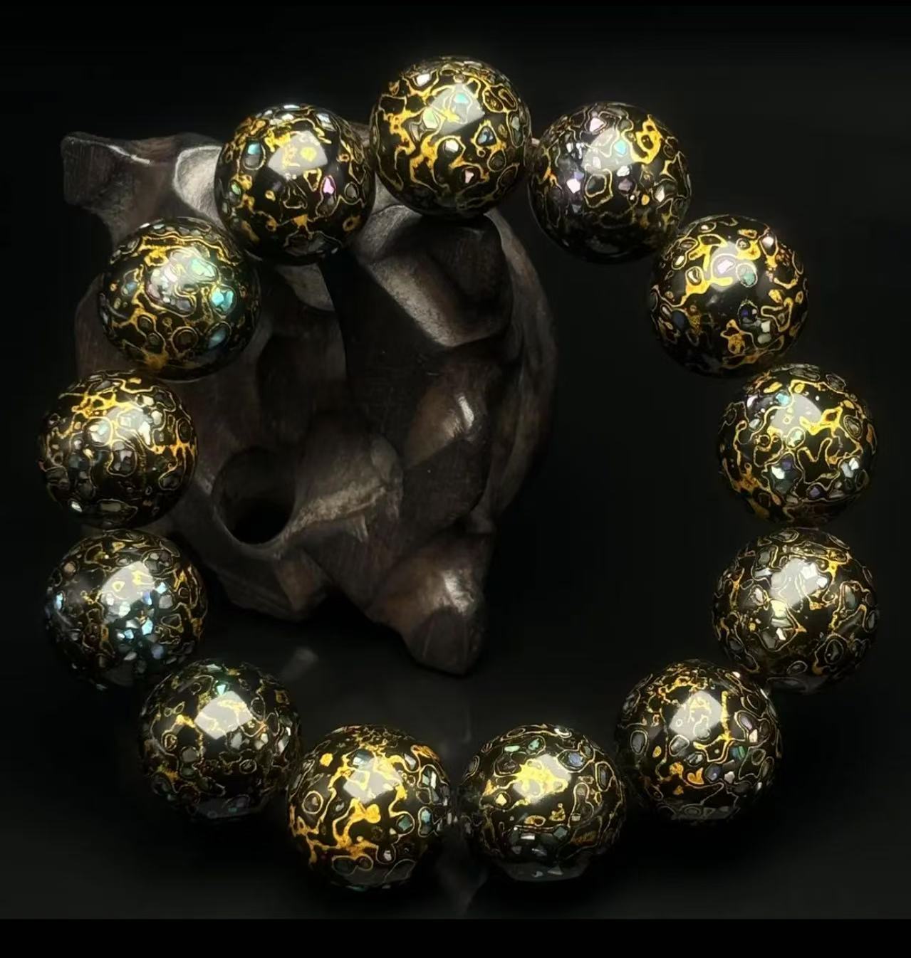 British Museum curator handling lacquer rosewood artifacts