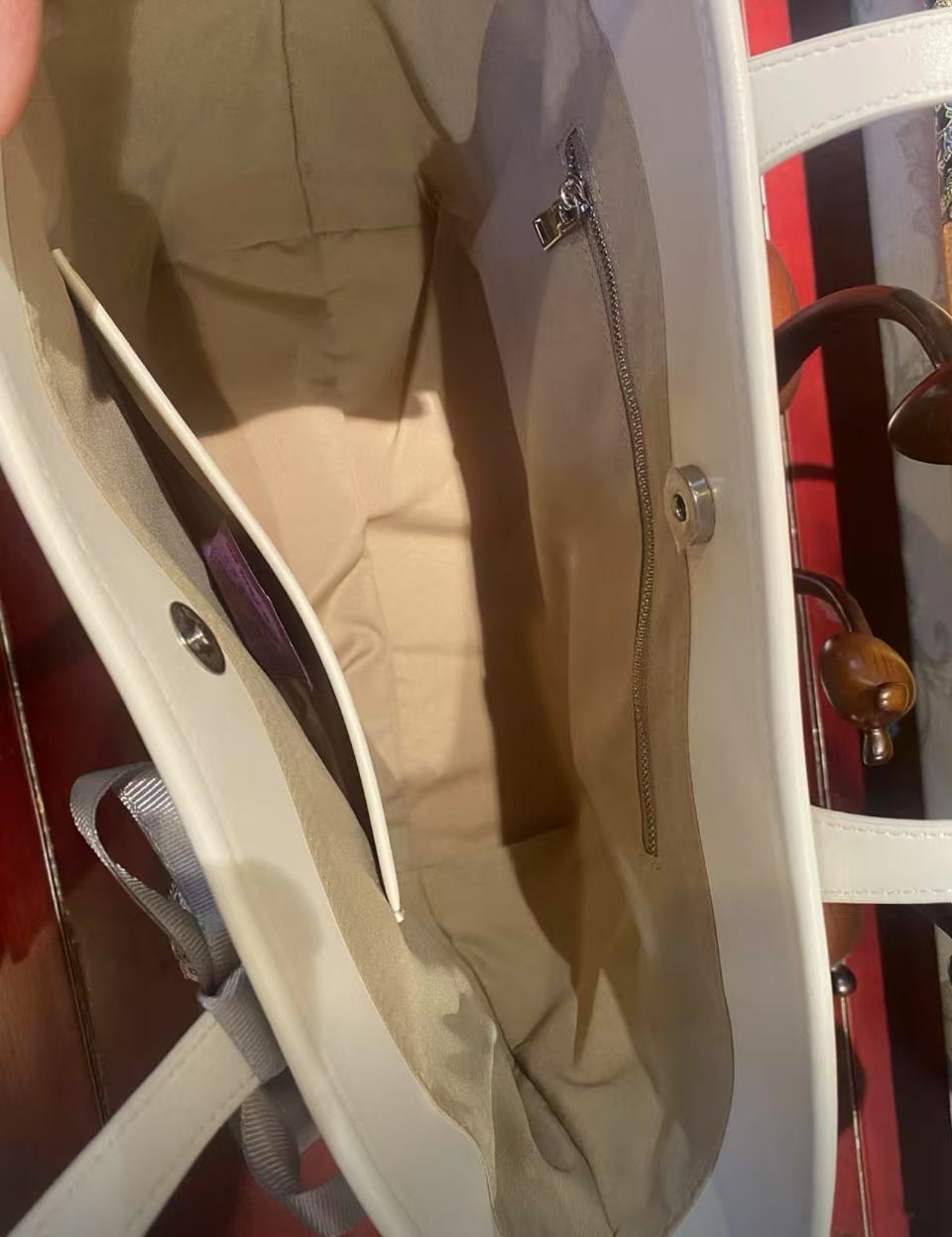 Silver Purple Geometric Large Tote Bag - Shaka Chinese Traditional Culture Store