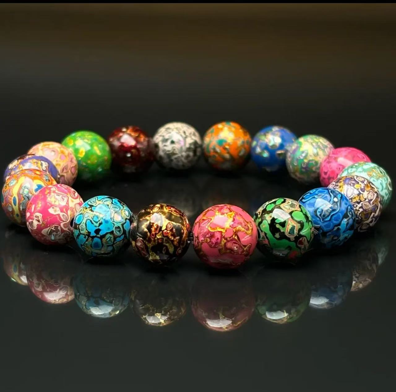 Purple Sandalwood Bead Bracelet 1.0