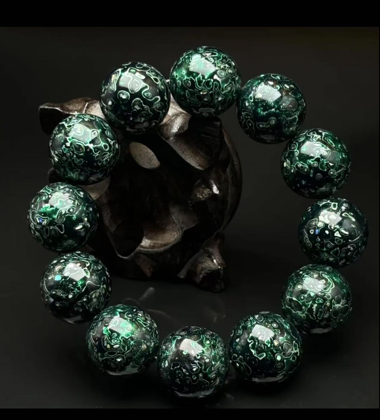 Purple Sandalwood Bead Bracelet 2.0