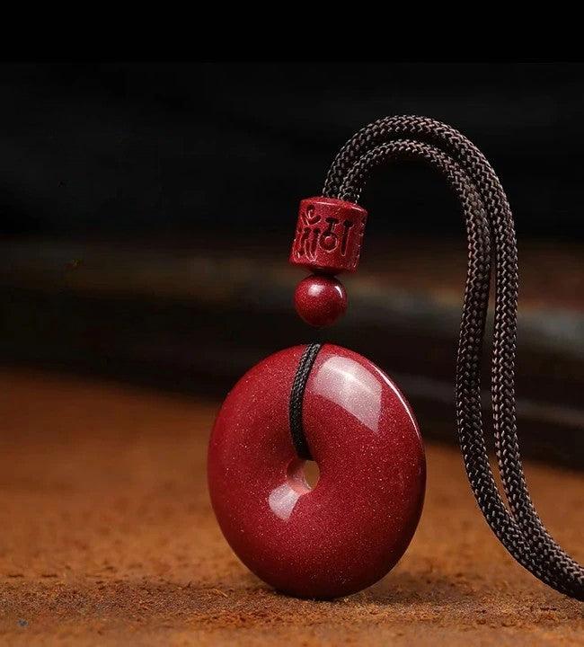 Cinnabar Pendant -  Shaka Chinese Traditional Culture Store